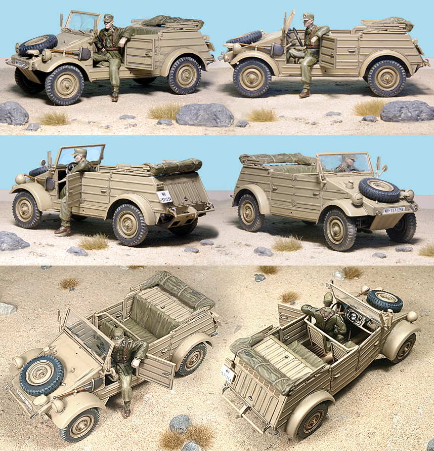 Pro Built Tamiya Kubelwagon at 1/35 scale