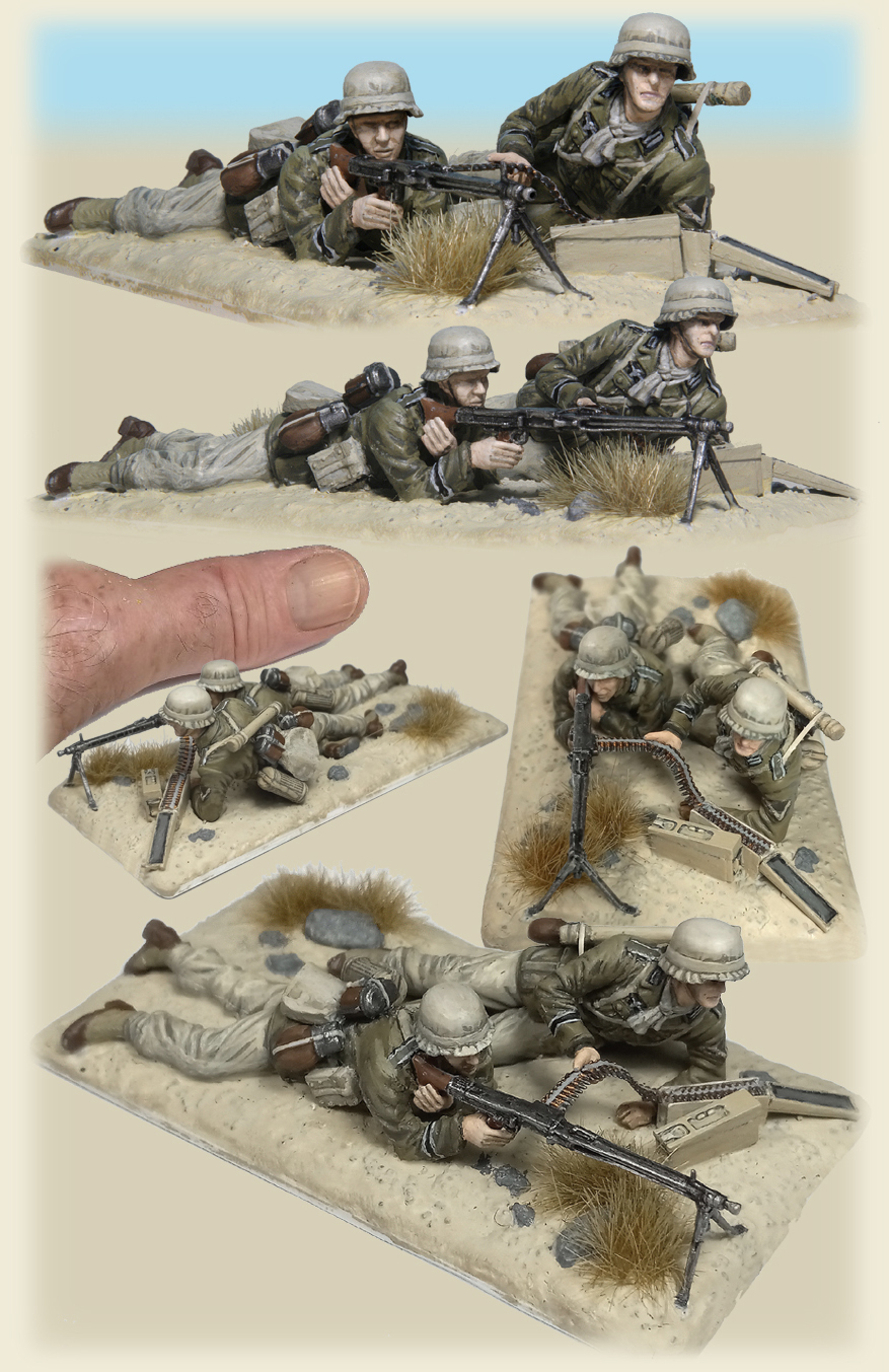 Afrika Korps MG Team by Dragon Models