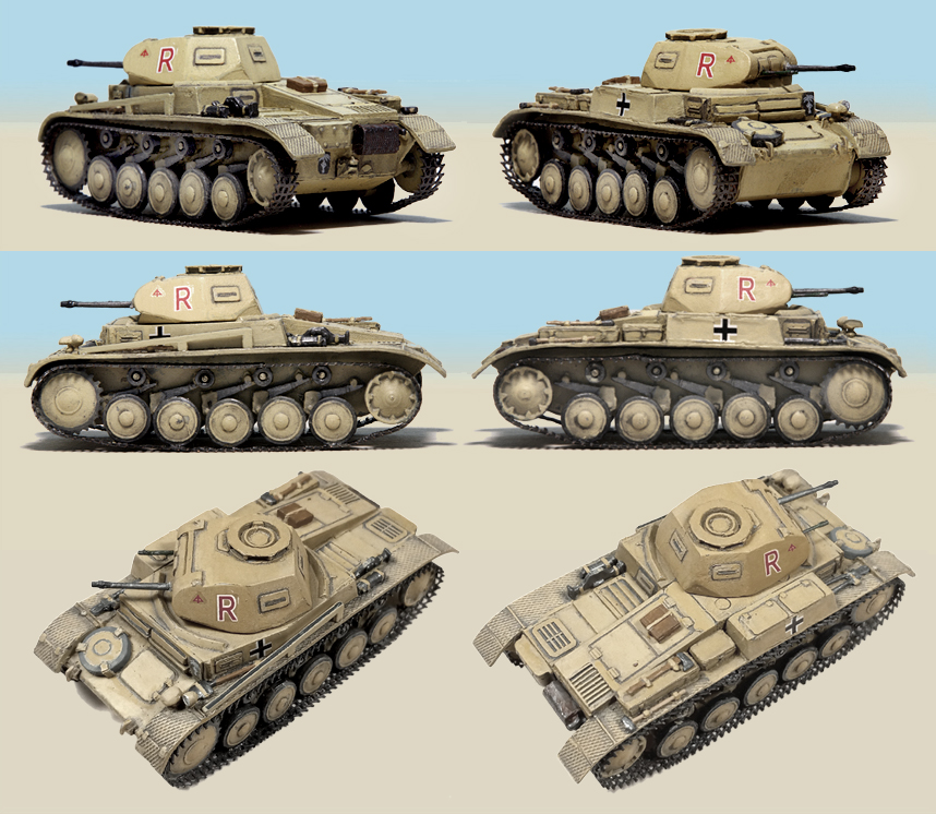 Pro Built 1/72 scale Panzer II by Ace