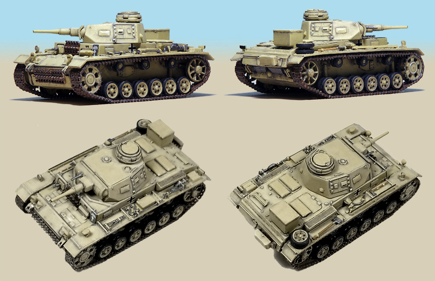 1/72 scale Panzer III by UM Pro Built