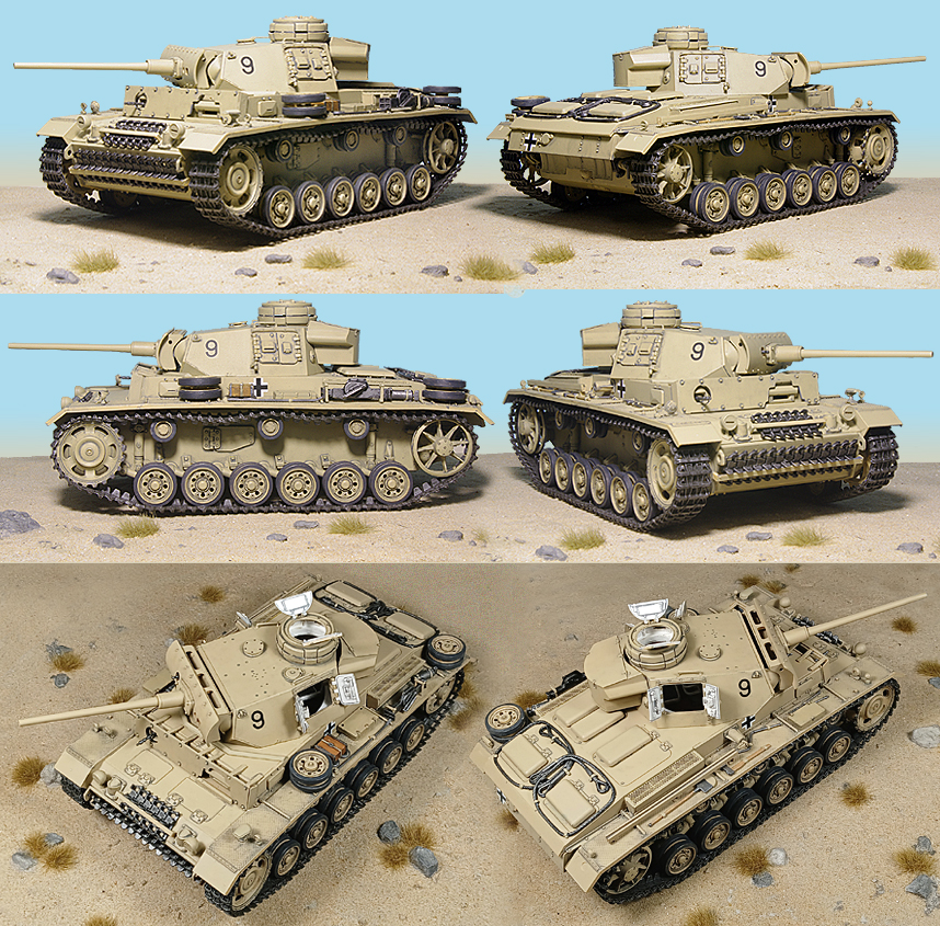 Pro Built 1/35 scale Panzer III Ausf L by Tamiya