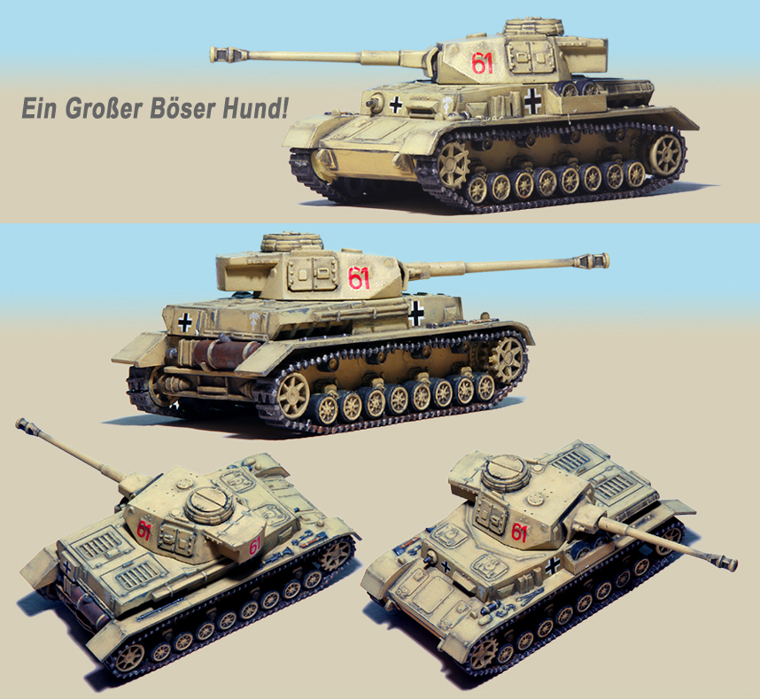 Pro Built 1/72 scale Panzer IV by Plastic Soldier