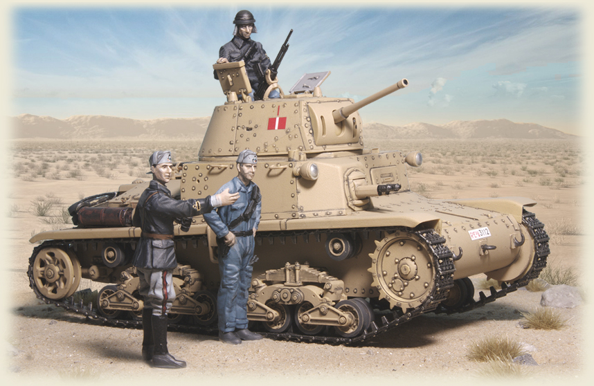 1:35 scale Carro Armato M13/40 - Tamiya