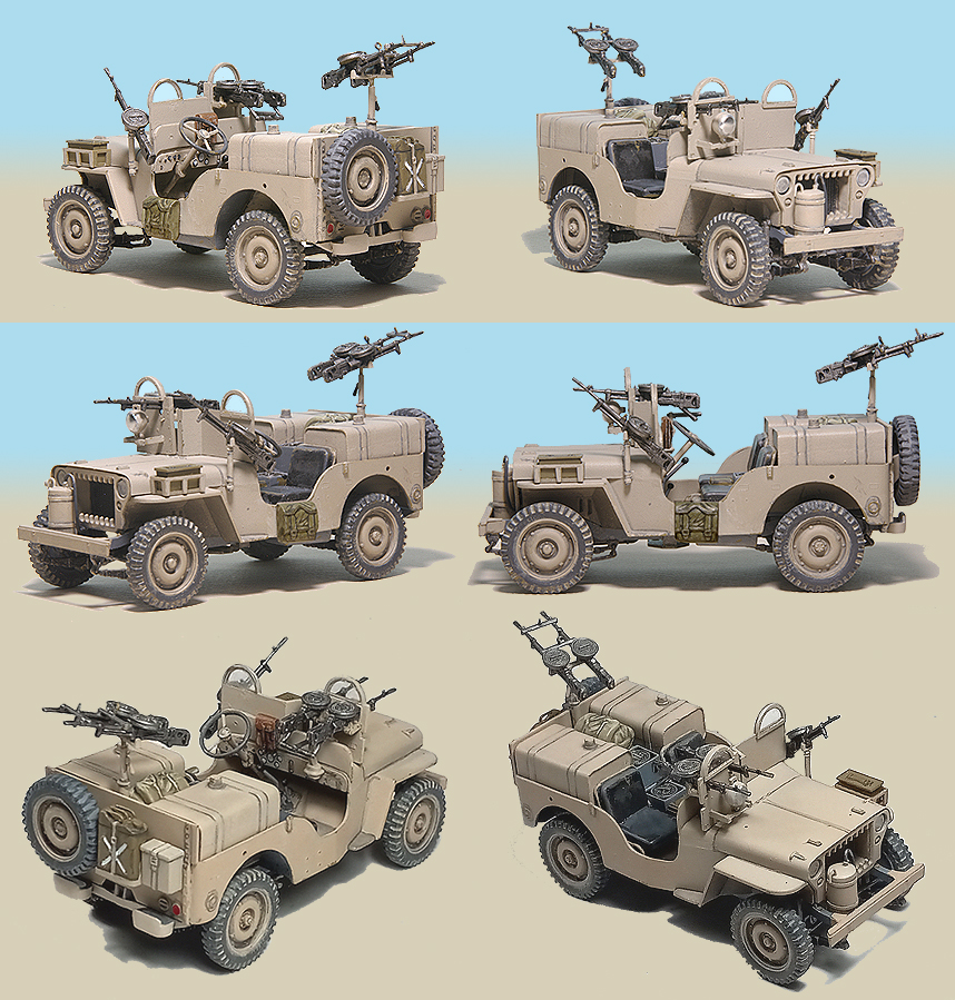 1:35 scale Commando Jeep - Italeri