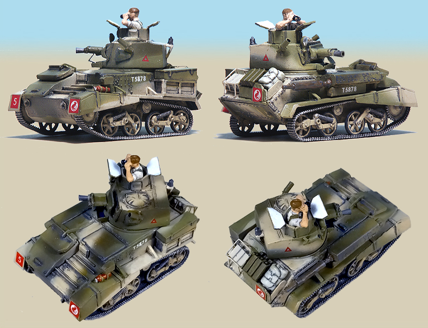 1:72 scale Vickers Light Tank Mk VIc - Ace