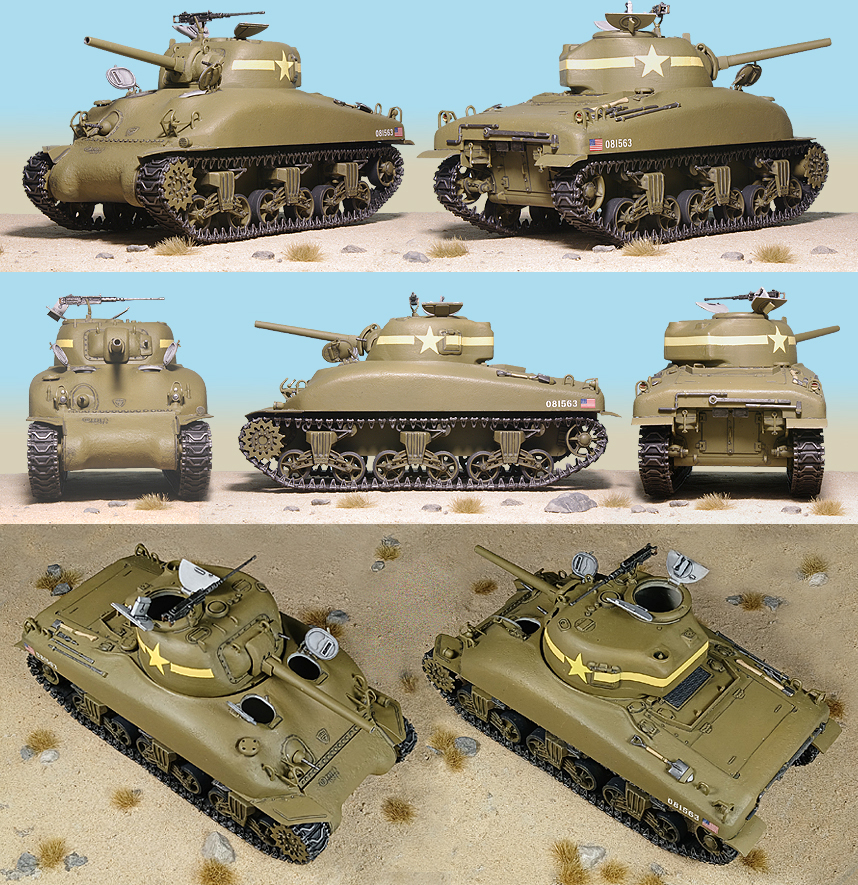 1:35 scale M4A1A Sherman - Dragon